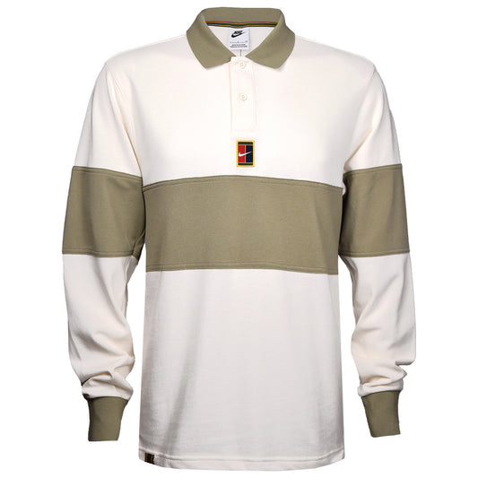 Nike Polo à manches longues Court Heritage pour homme HQ1748-110