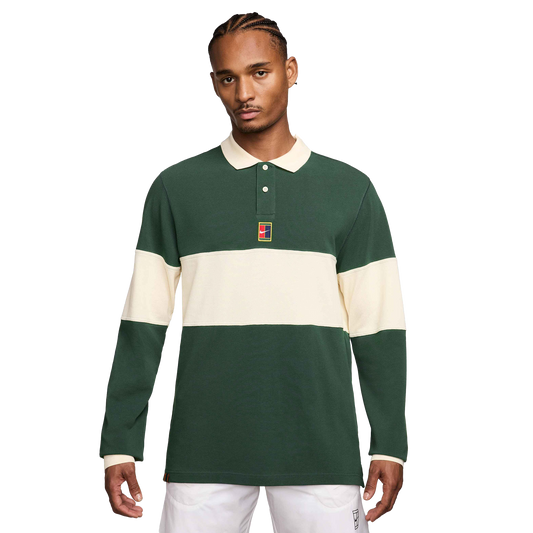 Nike Polo à manches longues Court Heritage pour homme HQ1748-323