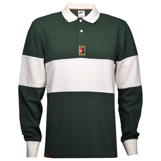 Nike Polo à manches longues Court Heritage pour homme HQ1748-323