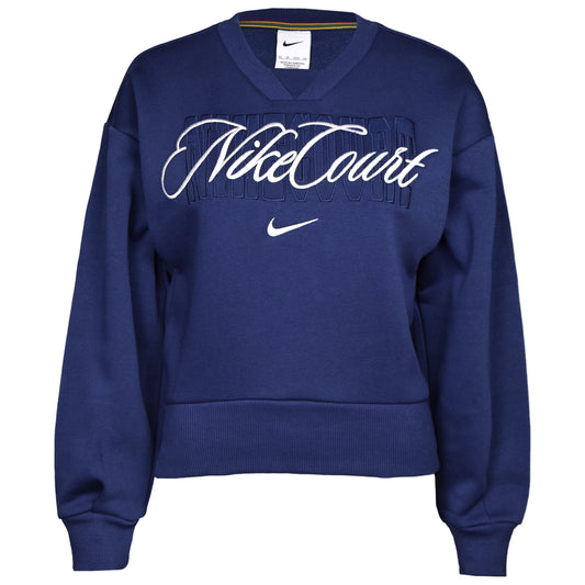 Nike Haut de tennis à col ras-du-cou pour femme IB0757-410
