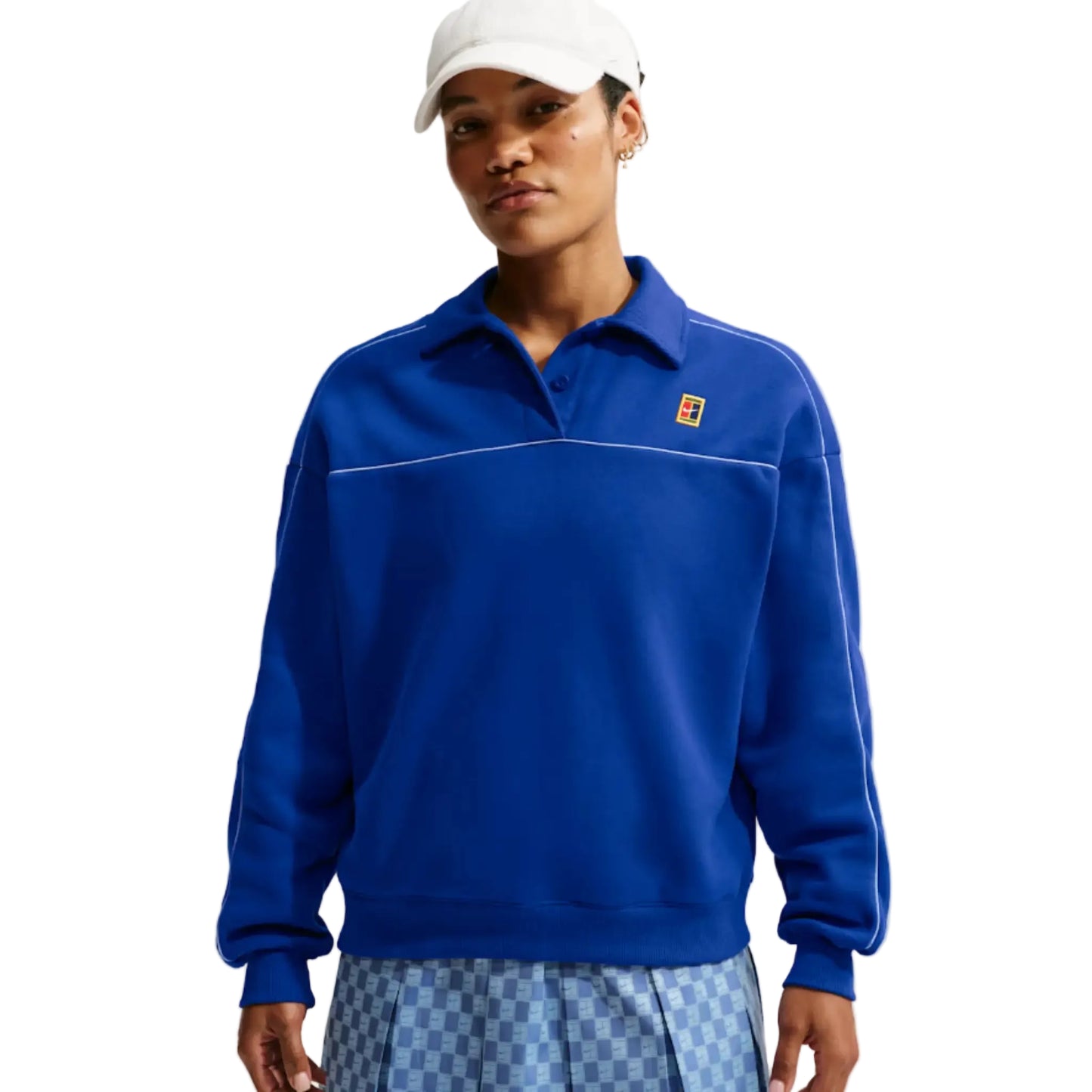 Nike Court LS Fleece Haut pour femme IU3253-417