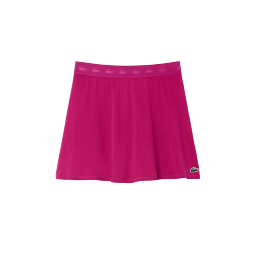 Lacoste Jupe d'entraînement en piqué Ultra-Dry anti-odeurs pour femme JF0218-51-VHI