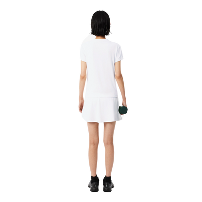 Lacoste Jupe d'entraînement en piqué Ultra-Dry anti-odeurs pour femme JF0218-51-800