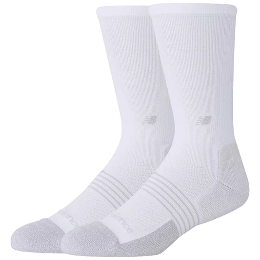New Balance Pro Training Cushion Crew Socks (2 Pack) White