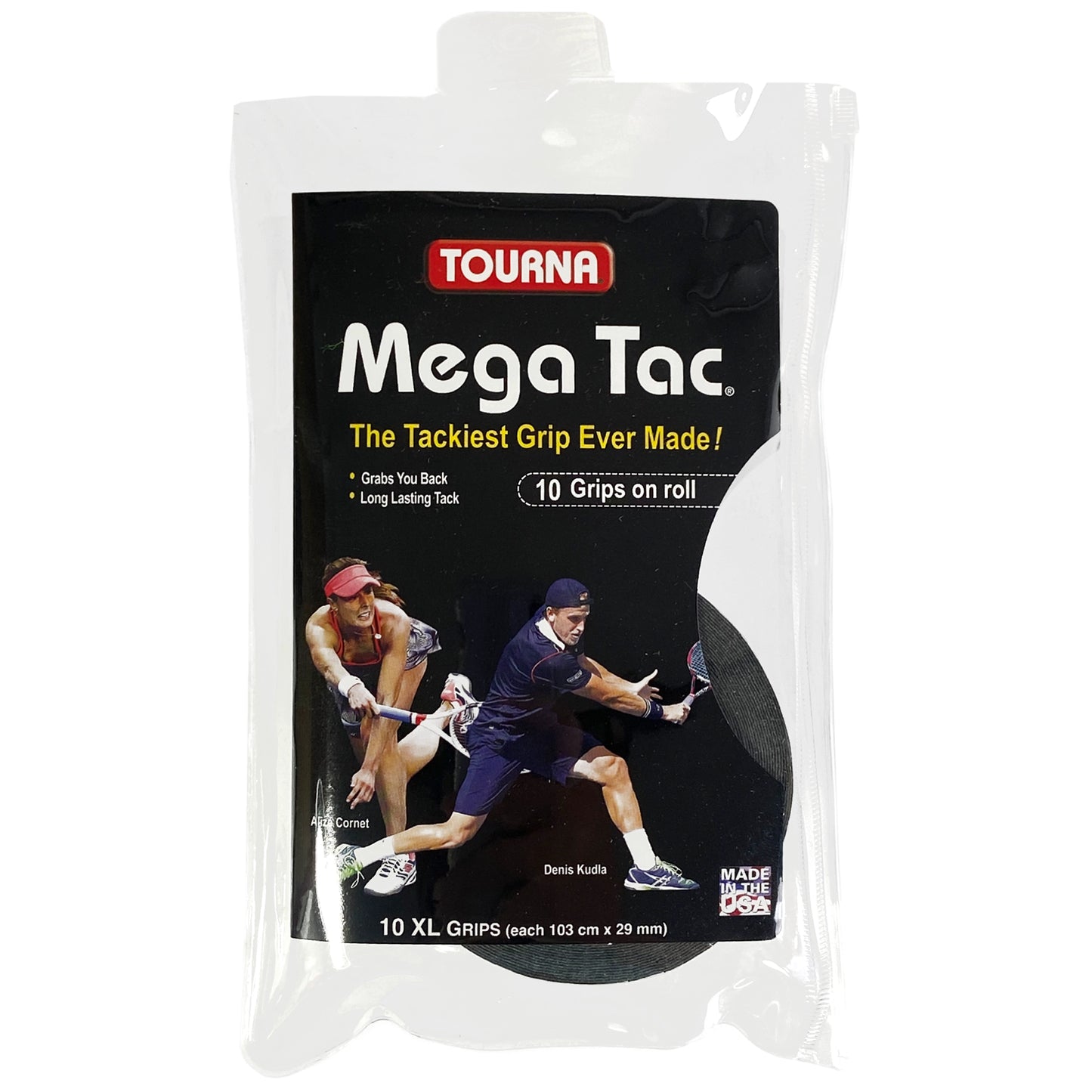 Unique overgrip MEGA TAC (10) Black