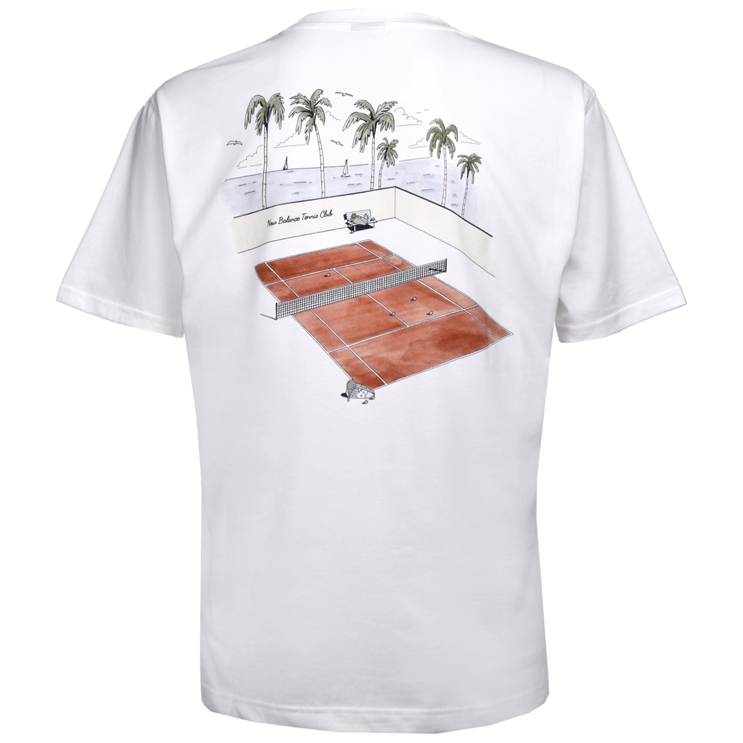 New Balance T-shirt graphique pour homme - Blanc