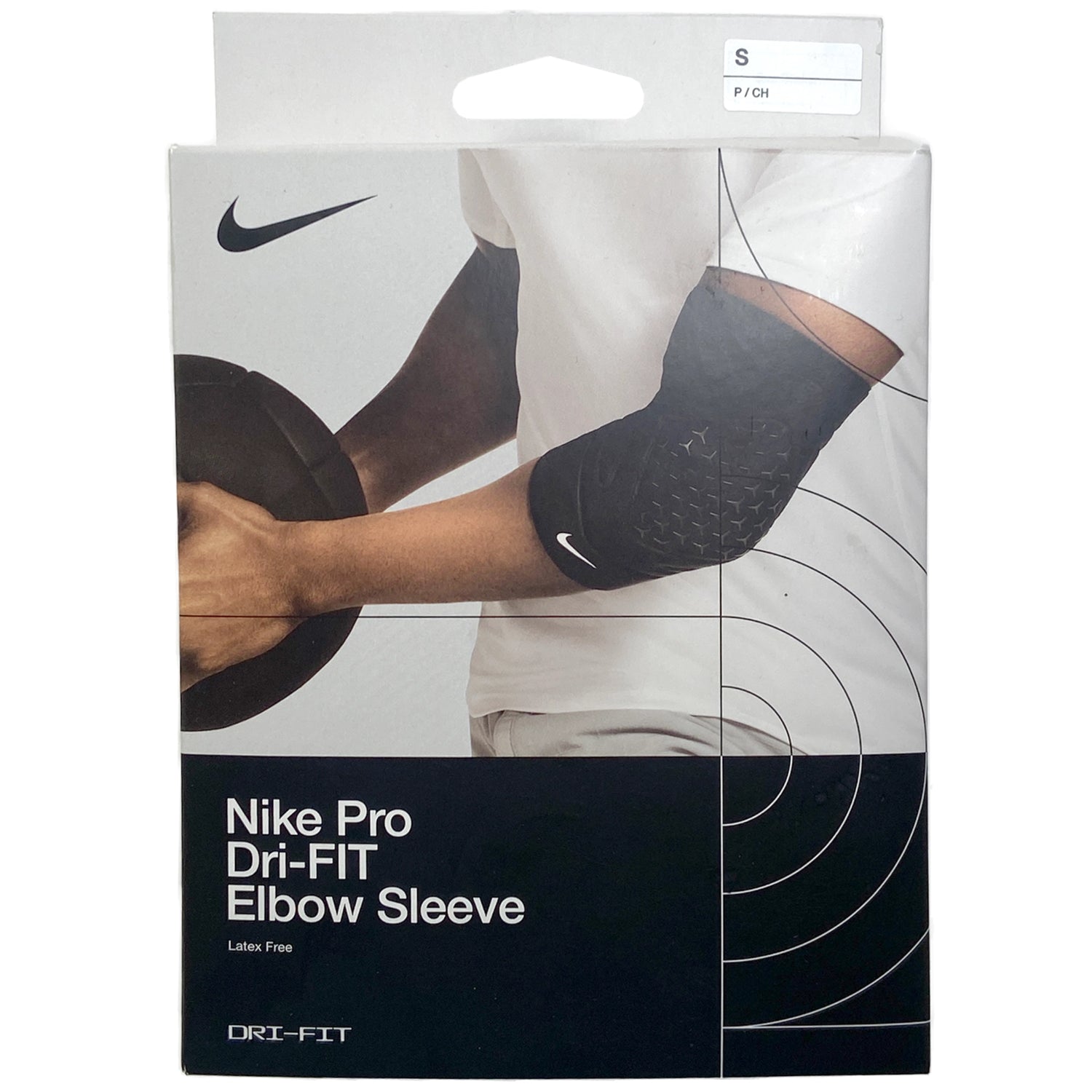 NIKE Pro Adult Dri-FIT 3.0 Arm Sleeves (Black/White, Small/Medium