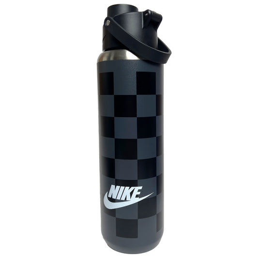 Nike SS Recharge Chug Graphic (24 oz.) - Insulated Bottle with Chug Cap - Grey