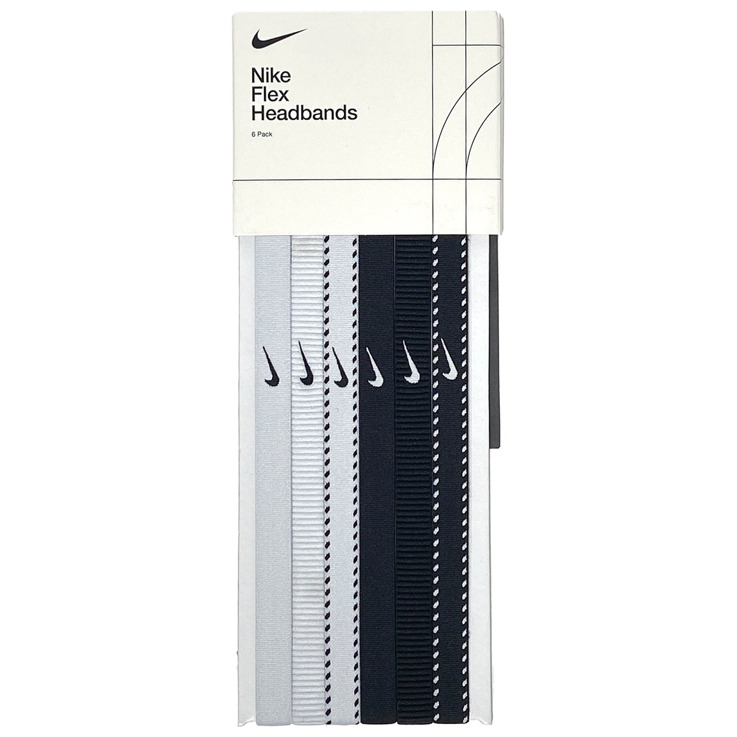 Nike Flex Classic Headbands 6pk N1011927189OS
