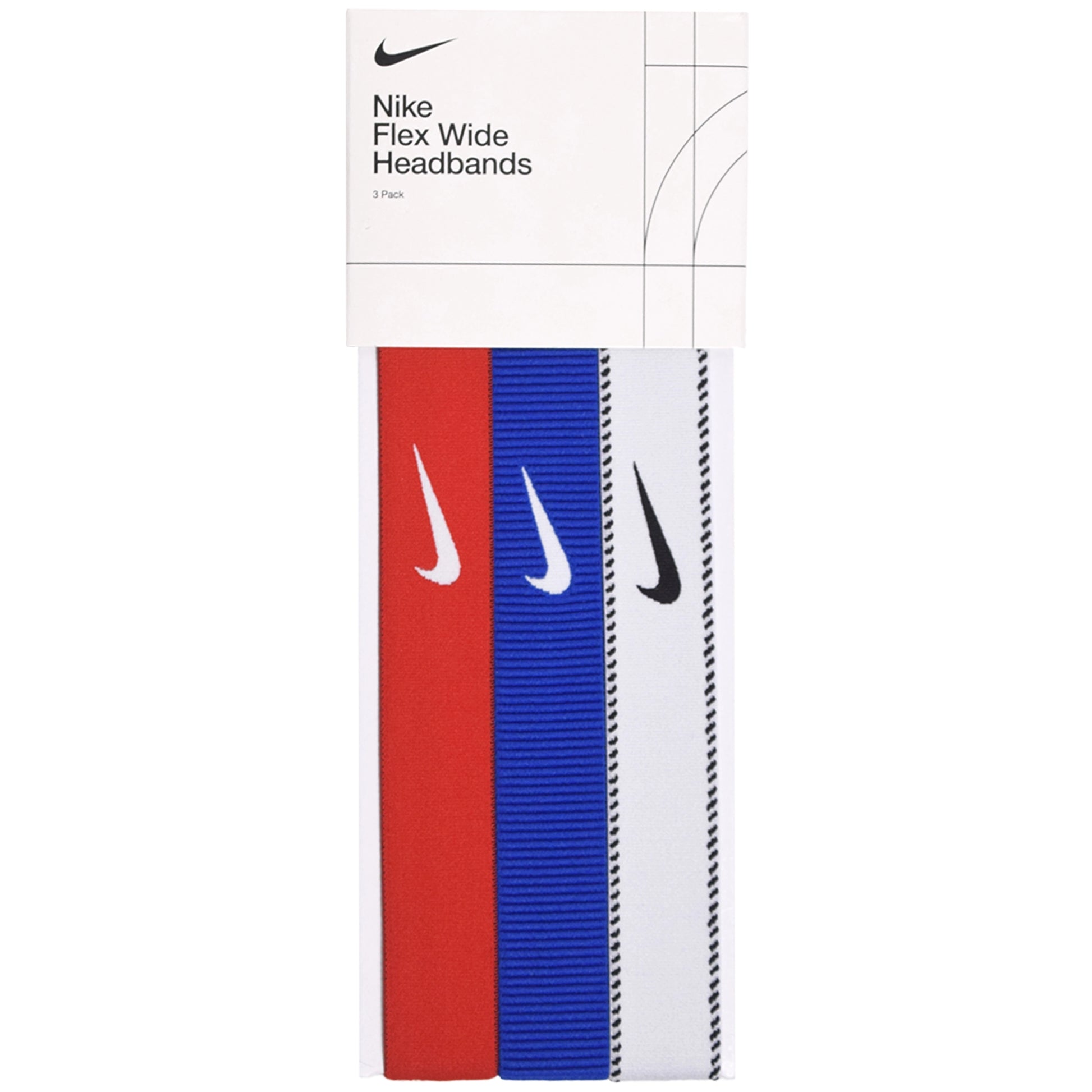 Nike Flex Classic WIDE Headbands assorted 3pk N1011932648OS - Tenniszon