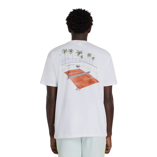 New Balance T-shirt graphique pour homme - Blanc