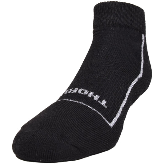 Thorlo Light Cushion Ankle Pickleball Socks Black (PBMU01-BLK)