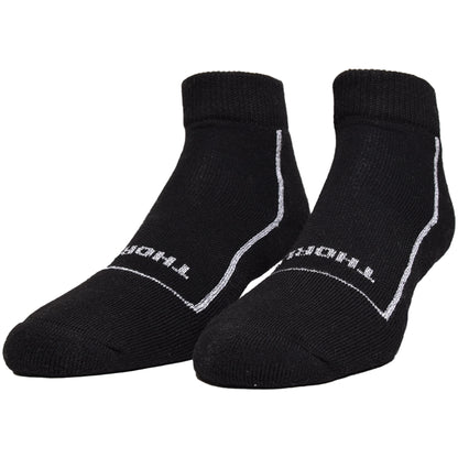 Thorlo Light Cushion Ankle Pickleball Socks Black (PBMU01-BLK)