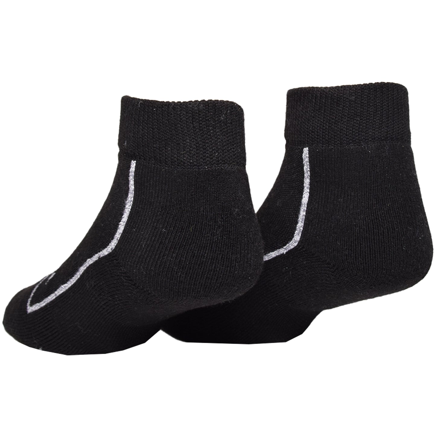 Thorlo Light Cushion Ankle Pickleball Socks Black (PBMU01-BLK)