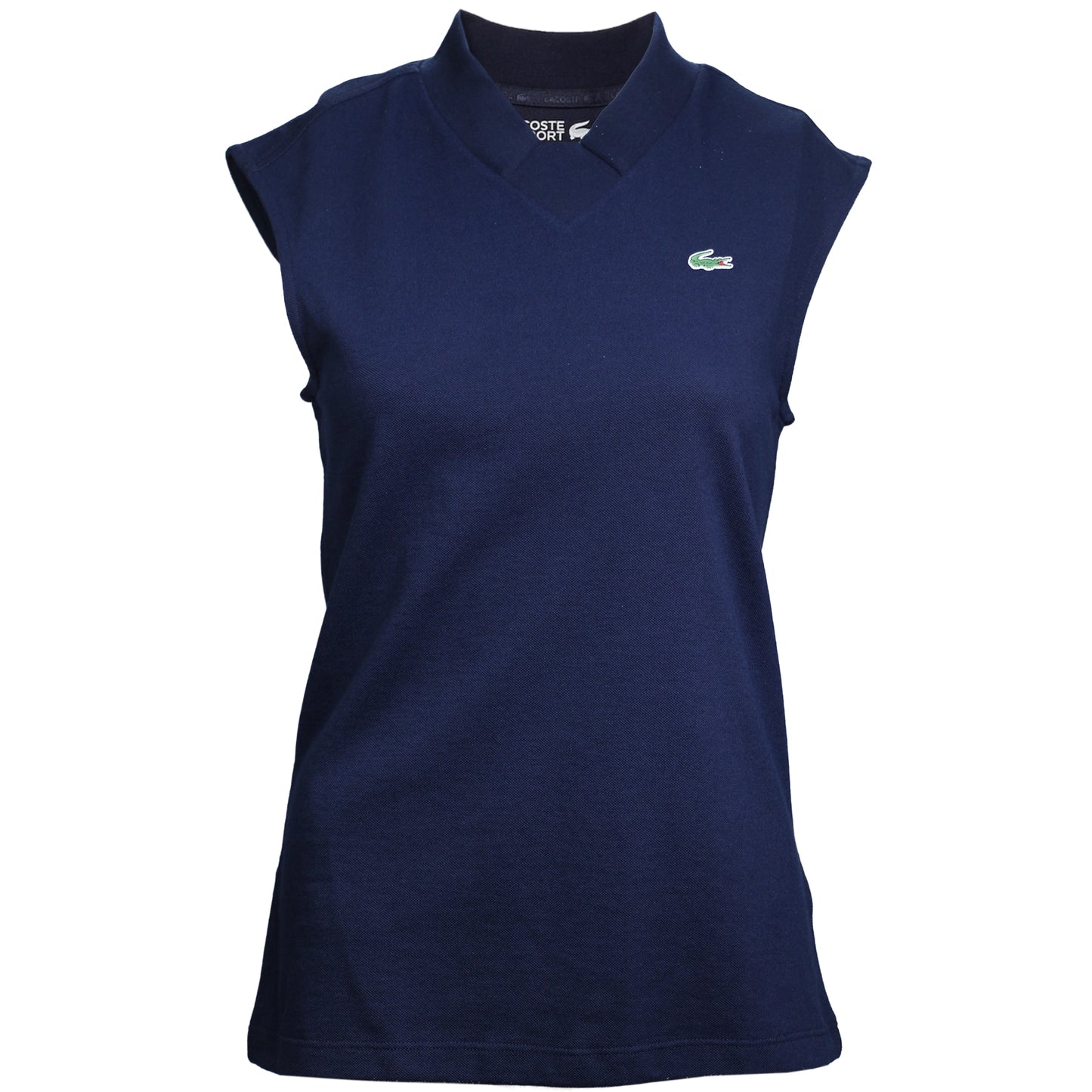 Lacoste Women's Sleeveless Neck Polo Shirt PF9439-51-423