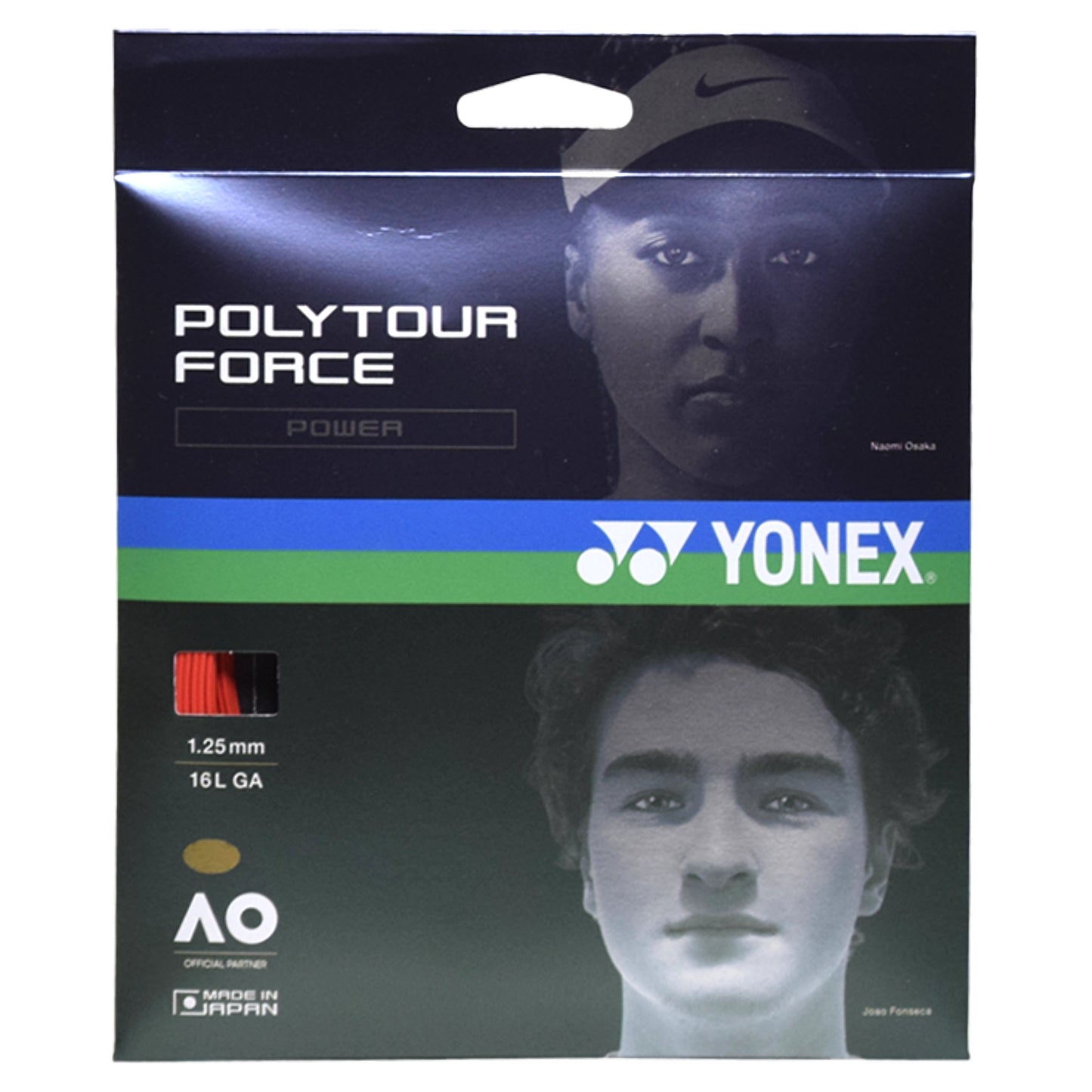 Yonex Polytour Force 125 Bright Red
