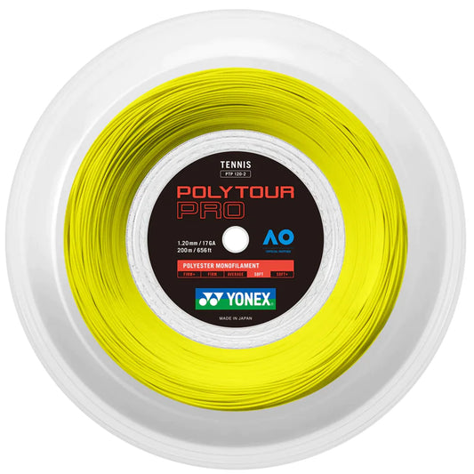 Yonex roulette Polytour Pro 120 Jaune (200M)