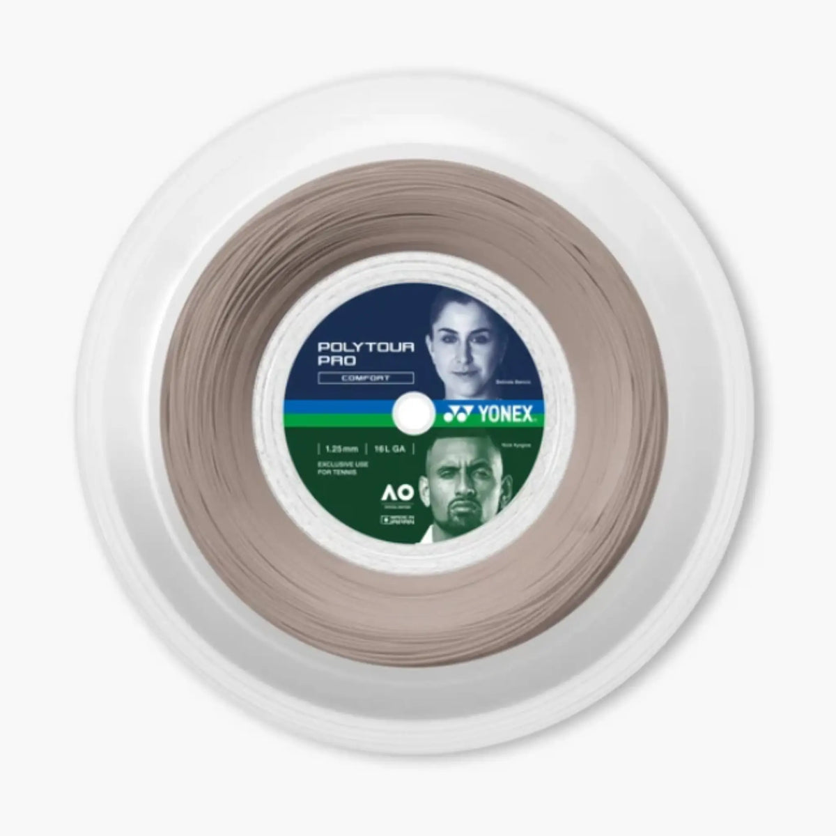 Yonex roulette Polytour Pro 125 Gris (200M)