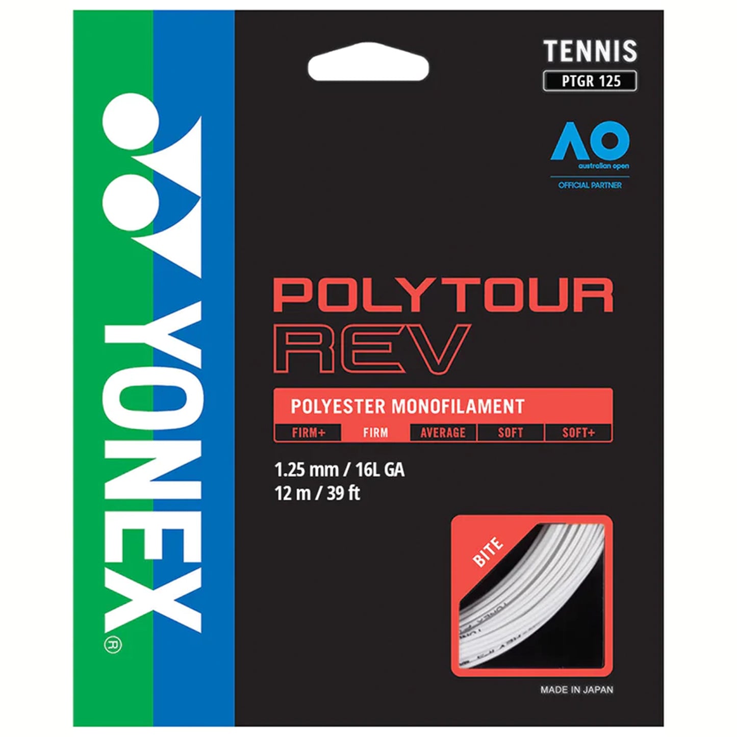 Yonex Polytour REV 125 - White