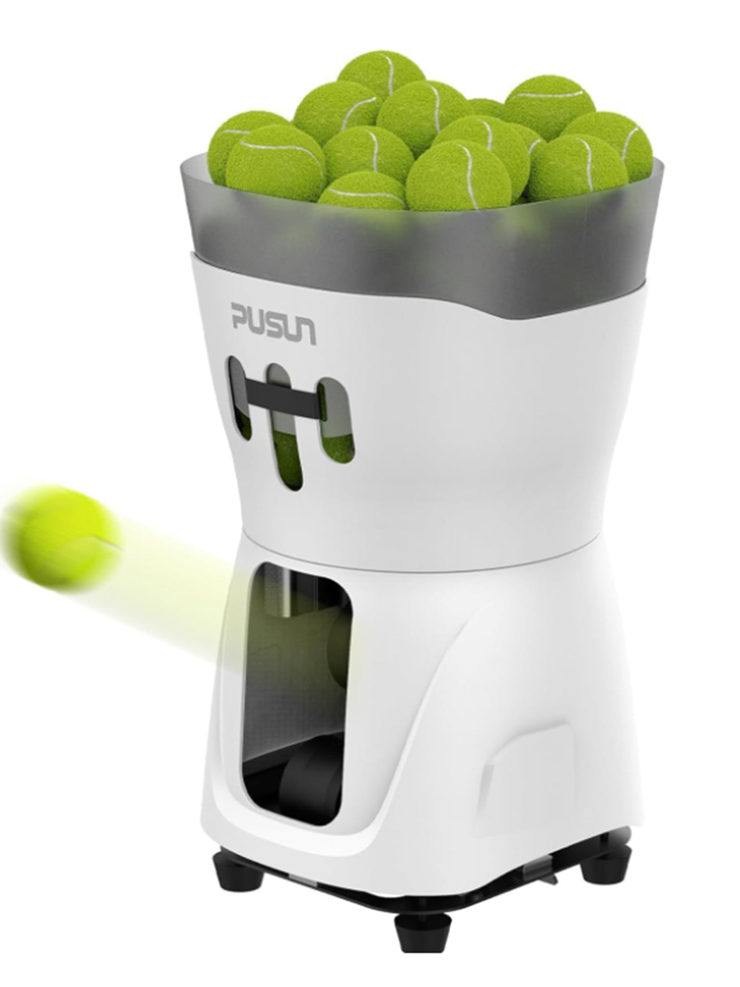 Pusun PT-MINI PRO portable Tennis Ball launcher - White