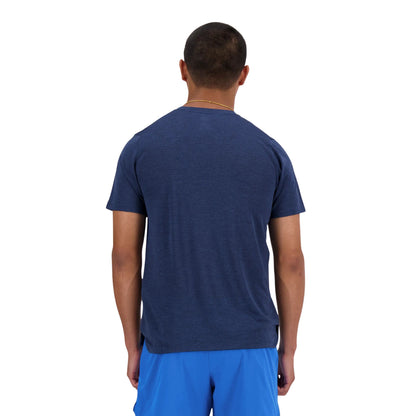New Balance T-shirt RC Essential pour homme - Bleu marine