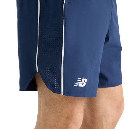 New Balance Short de tournoi pour homme - Bleu marine