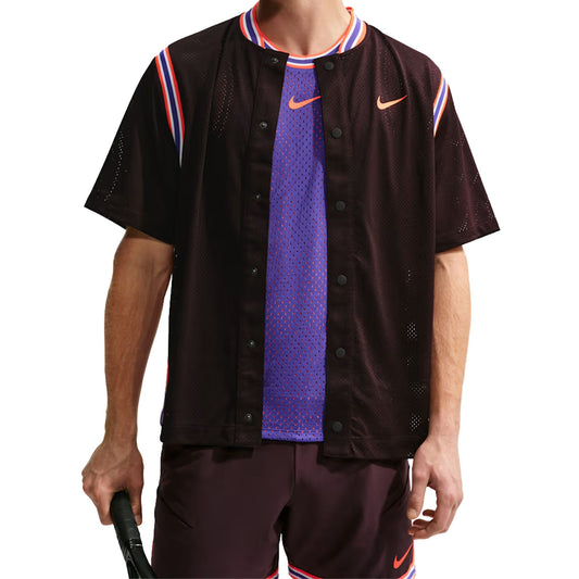 Nike Haut Dri-Fit Slam SS à boutons NY pour homme IM6611-647