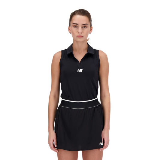 New Balance Women's Collared Tournament Tank - Black