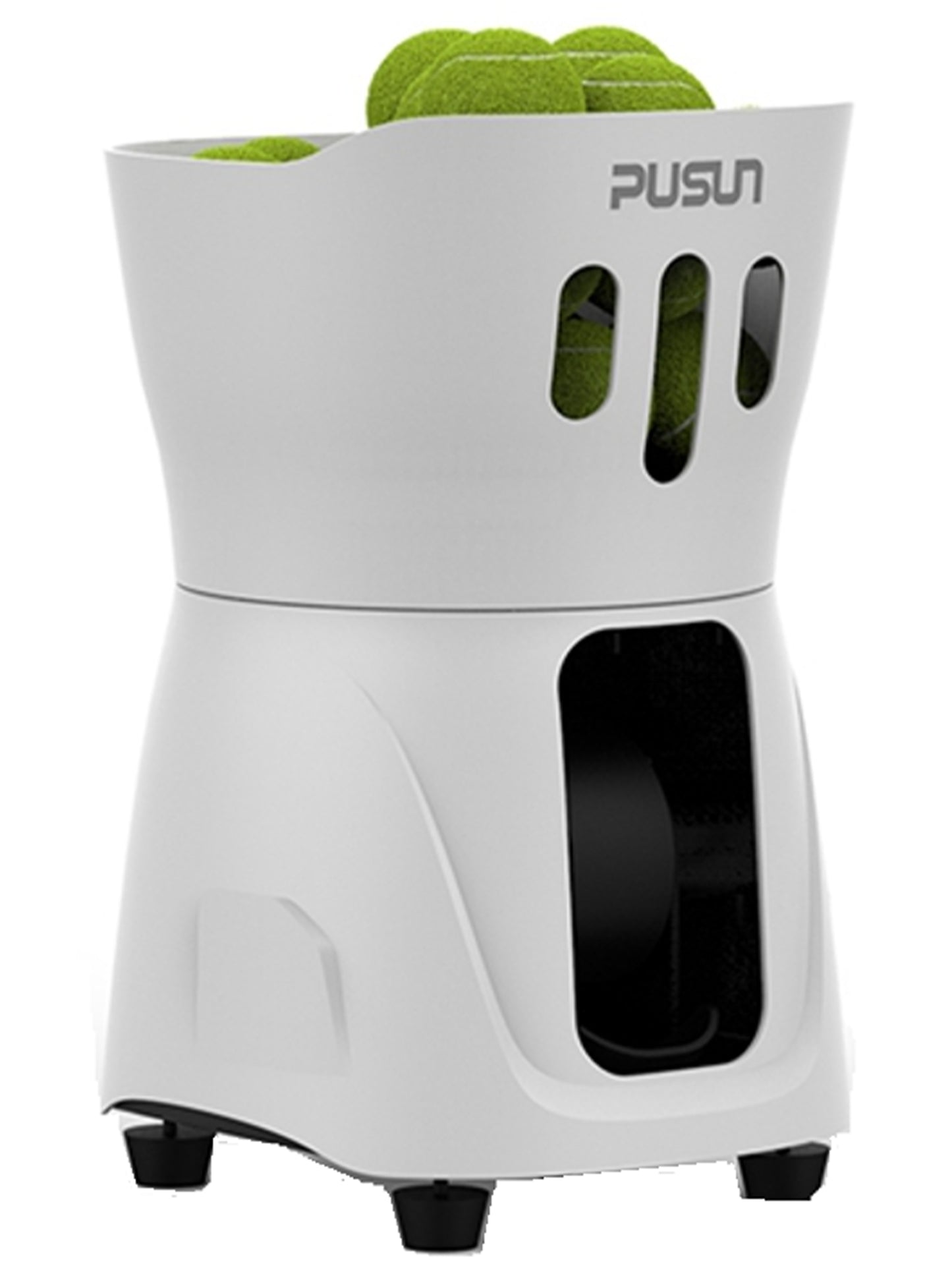 Pusun PT-MINI portable Tennis Ball launcher - White