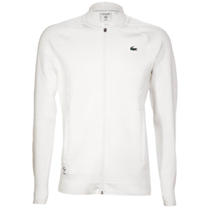 White lacoste jacket hotsell