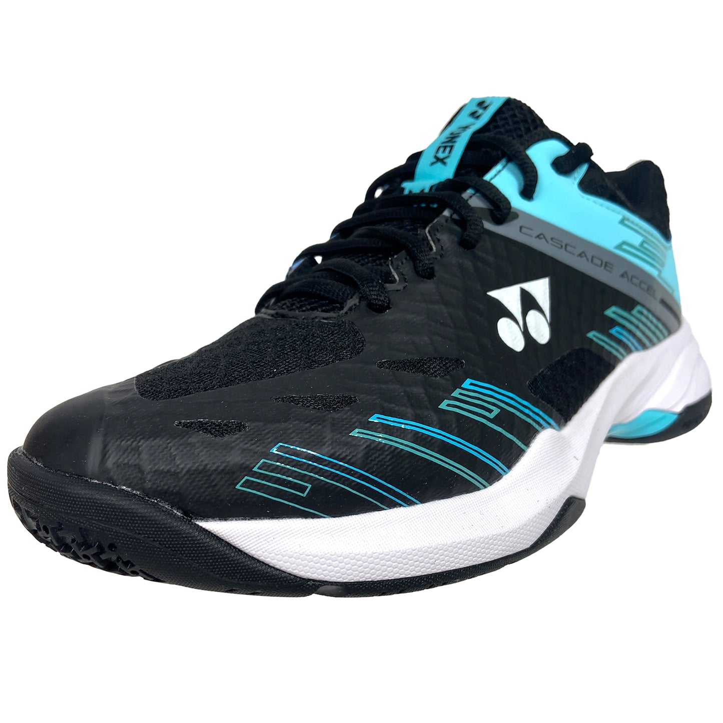 Yonex Power Cushion Cascade Accel WIDE Men's Indoor Black/Ice Blue