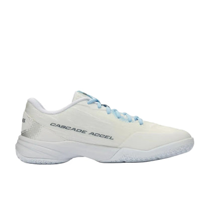 Yonex Power Cushion Accel 2 LARGE Indoor Femme Blanc/Bleu
