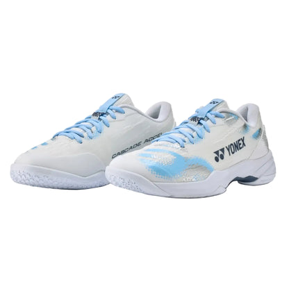 Yonex Power Cushion Accel 2 LARGE Indoor Femme Blanc/Bleu