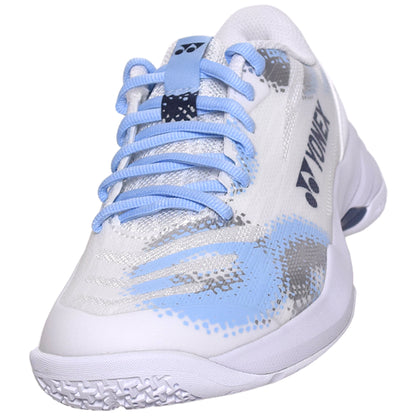 Yonex Power Cushion Accel 2 LARGE Indoor Femme Blanc/Bleu