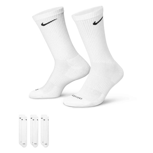 Nike bas Everyday Cushioned chaussettes SX6888-100 (3 paires) Blanc