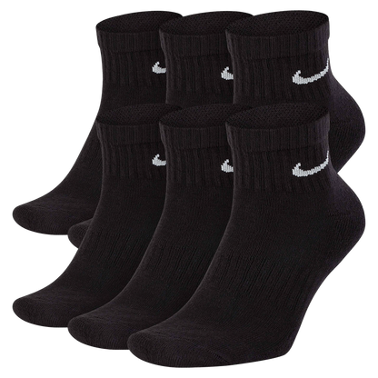 Nike bas d'entraînement à la cheville Everyday Cushioned SX7669-010 (3 paires) Noir