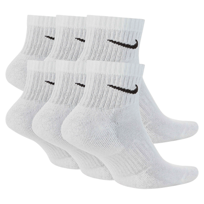 Nike bas d'entraînement à la cheville Everyday Cushioned SX7669-100 (6 paires) Blanc