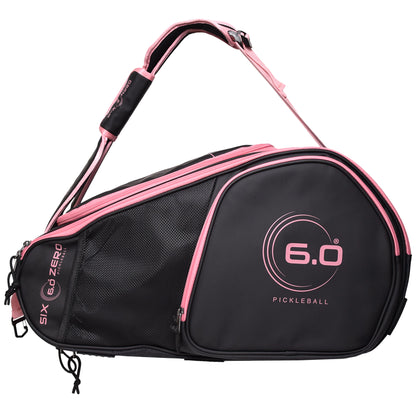 Six Zero sac de pickleball Pro Tour Noir/Rose