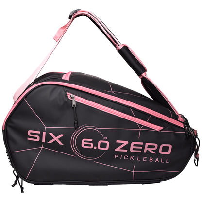 Six Zero sac de pickleball Pro Tour Noir/Rose