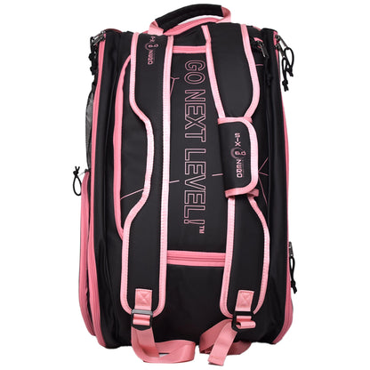 Six Zero sac de pickleball Pro Tour Noir/Rose