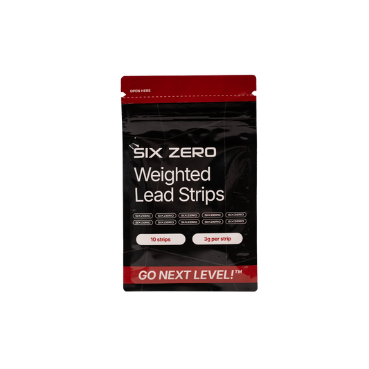 Six Zero Weighted Lead Strips (10 Pack)