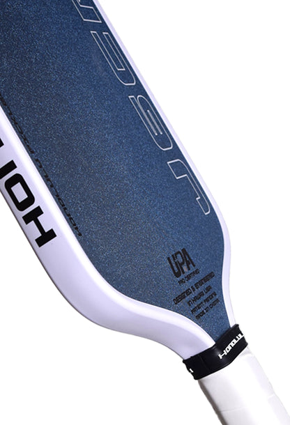Honolulu J6CR White (Crystal Blue Surface) - Elongated Handle