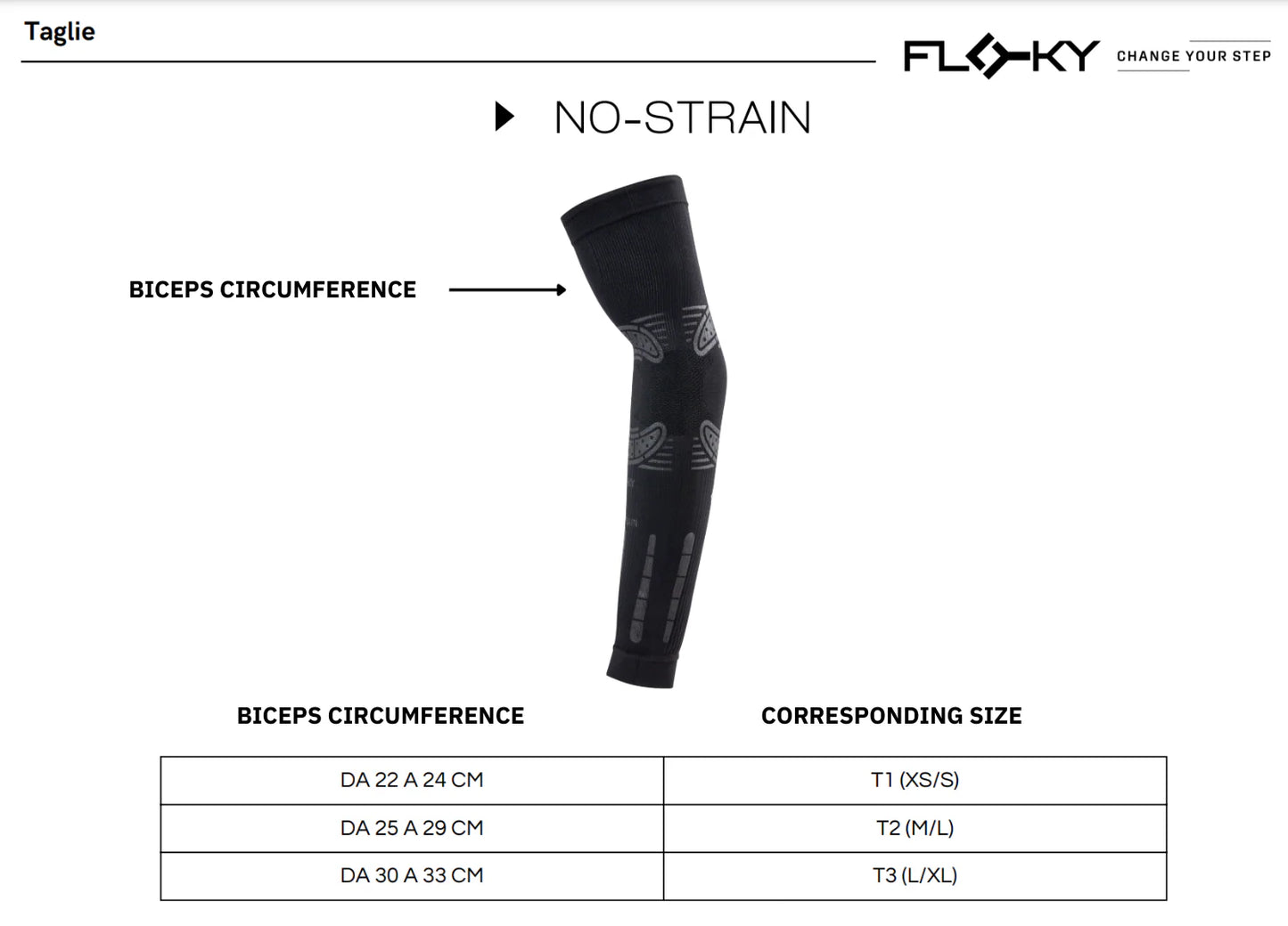 Floky No Strain Arm Sleeves - White (Pack of 2)