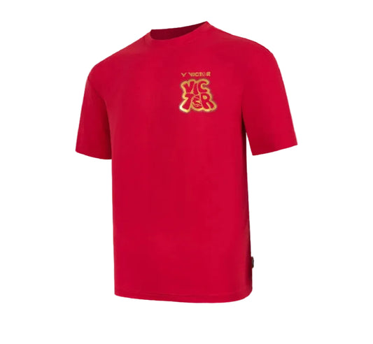 Victor CNY 2026 Edition Unisex Knitted T-Shirt T-602CNY D (Red)