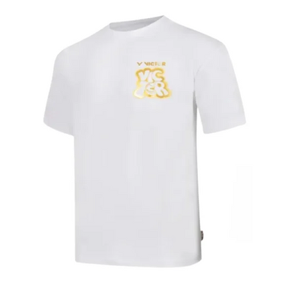 Victor CNY 2026 Edition Unisex Knitted T-Shirt T-603CNY A (White) - Tenniszon