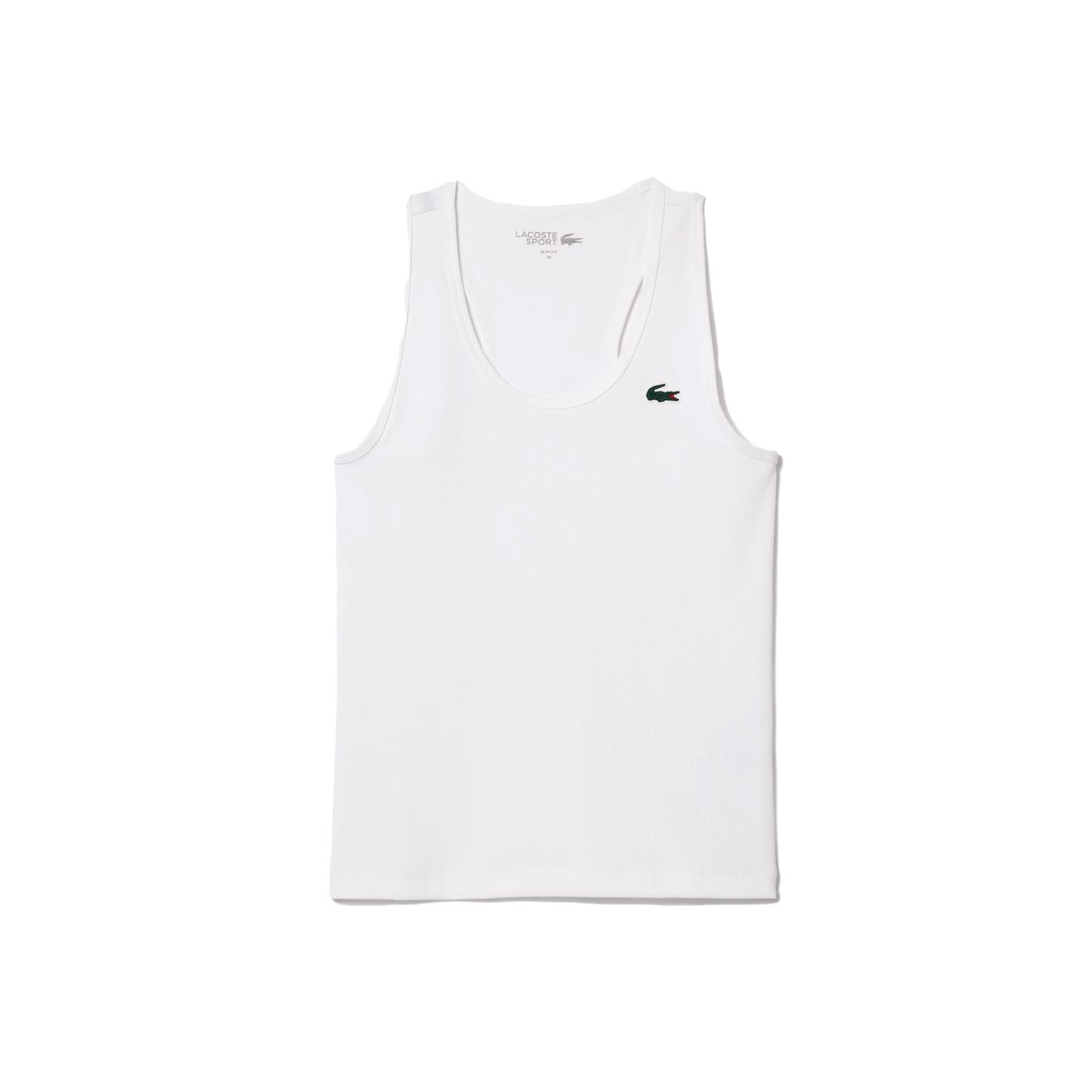 Lacoste Women's Slim Fit Ribbed Tank Top TF4874-52-001