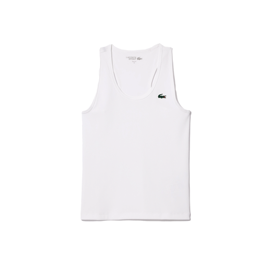 Lacoste Women's Slim Fit Ribbed Tank Top TF4874-52-001