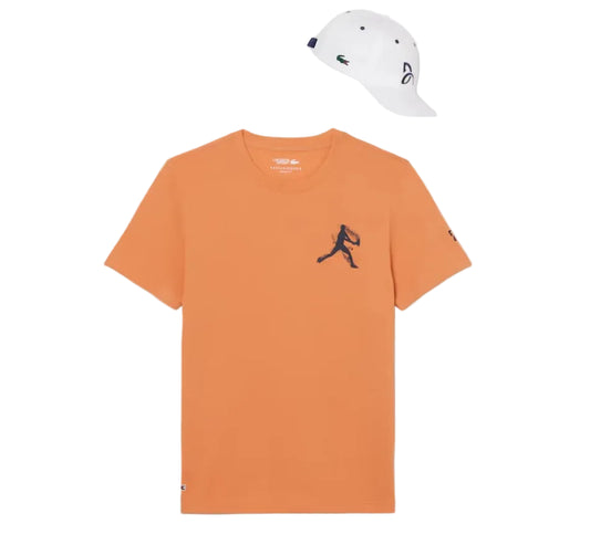 Lacoste x Novak Djokovic Men's T-Shirt & Cap Set TH1044-52-4AF - Tenniszon