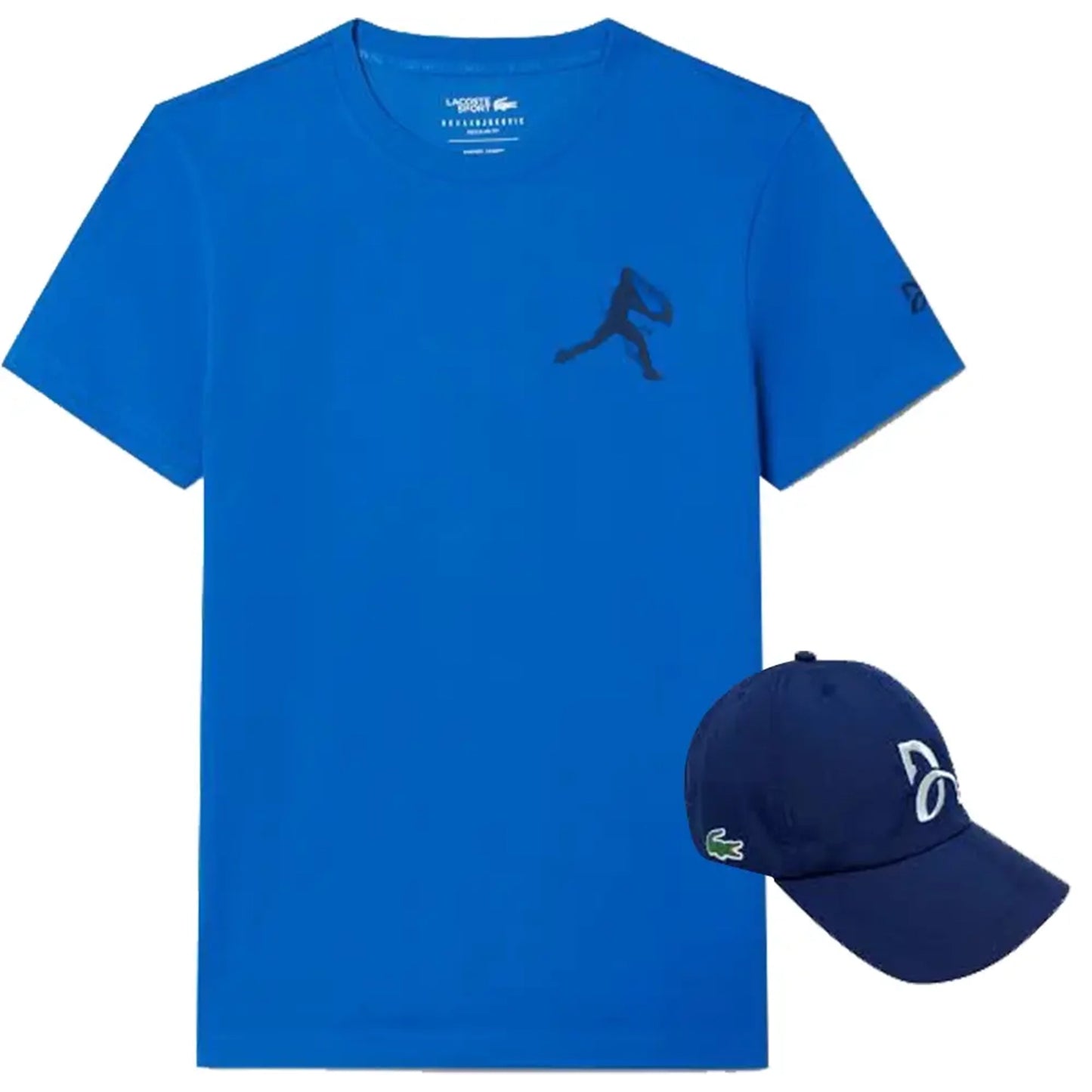 Lacoste Ensemble Tennis X Novak Djokovic T-Shirt et casquette pour homme TH1044-52-892