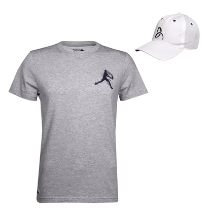 Lacoste x Novak Djokovic Ensemble T-shirt et casquette pour homme TH1044-52-MNC